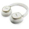Guess Rectangle Metal Script Logo ENC belaidės ausinės baltos spalvos