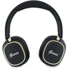 Guess Rectangle Metal Script Logo ENC belaideės ausinės juodos spalvos