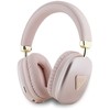 Ausinės Guess Bluetooth 5.3 Metallic Triangle Logo rožinės spalvos