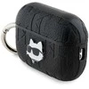 Apple AirPods 3 Karl Lagerfeld Cover Monogram Choupette Head ausinių dėklas juodos spalvos