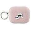 Dėklas Karl Lagerfeld Monogram Karl &amp; Choupette Head - AirPods 3 Case (pink)