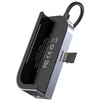 Baseus HUB Bend Angle No.7 Multifunctional (Type-C to 2xUSB3.0 + HDMI 4K + PD 100W + 3.5mm + TF) Upgraded version Space Gray (CAHUB-CWJ0G)