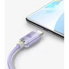 Baseus Crystal Shine USB – USB-C laidas 5A 1.2m – Violetinis