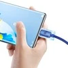 Baseus Crystal Shine kabelis USB - USB-C 100W 2m mėlynas