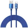 Baseus Crystal Shine kabelis USB - USB-C 100W 2m mėlynas