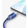 Baseus Crystal Shine kabelis USB - USB-C 100W 2m mėlynas