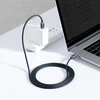 „Baseus CAJY000701 Crystal Shine“ serijos duomenų kabelis USB-C - USB-C 100W 2m Juodas (pažeista pakuotė)