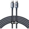 Baseus CAJY000701 Crystal Shine Series Data Cable USB-C - USB-C 100W 2m Juodas (Damage Package)
