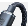 Baseus Crystal Shine kabelis USB-C - USB-C 100W 2m mėlynas