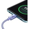 Baseus Crystal Shine USB-C – USB-C laidas 100W 2m – Violetinis
