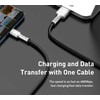 Baseus Cafule USB - USB-C laidas 66W 0.25m - Juodas