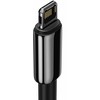 Baseus Tungsten Gold kabelis USB į Lightning 2.4A 1m - Juodas