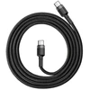 Baseus CATKLF-GG1 Cafule Cable USB-C 60W 1m Gray/Juodas (Damaged Package) (Pažeista pakuotė)