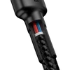 Baseus CATKLF-GG1 Cafule Cable USB-C 60W 1m Gray/Juodas (Damaged Package) (Pažeista pakuotė)