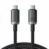 Baseus Crystal Shine Series Data kabelis USB-C - USB-C 100W 1,5m juodos spalvos