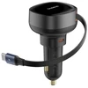 „Baseus Enjoyment Pro“ automobilinis įkroviklis USB-C, 60 W, juodas (pažeista pakuotė)