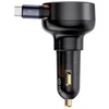 „Baseus Enjoyment Pro“ automobilinis įkroviklis USB-C, 60 W, juodas (pažeista pakuotė)