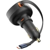 „Baseus Enjoyment Pro“ automobilinis įkroviklis USB-C, 60 W, juodas (pažeista pakuotė)