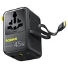 Baseus PicoGo AG11 Fast Universal 45W Travel Charger Cosmic juodos spalvos