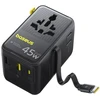 Baseus PicoGo AG11 Fast Universal 45W Travel Charger Cosmic juodos spalvos