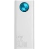 Powerbank Baseus Amblight 30000mAh 4xUSB USB-C 65W - baltas