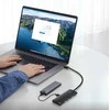 Baseus Šakotuvas USB-C 4 prievadų (USB 3.0) 25cm, juodas