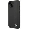 BMW Signature Leather Big Logo dėklas skirtas iPhone 14 Plus Juodas