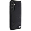 Samsung Galaxy S24 Plus BMW dėklas Signature odinis Crossing Lines Pattern (BMHCS24M23RCGPK) juodos spalvos