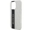 AMG Carbon Pattern Apple iPhone 16 Pro Max dėklas telefonui baltos spalvos