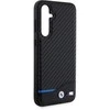 Dėklas BMW BMHCS23FE22NBCK S23 FE S711 juodos spalvos Leather Carbon