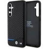 Dėklas BMW BMHCS23FE22NBCK S23 FE S711 juodos spalvos Leather Carbon
