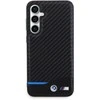 Dėklas BMW BMHCS23FE22NBCK S23 FE S711 juodos spalvos Leather Carbon