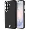 BMW Signature PU Leather Metal Logo Magnetic dėklas skirtas Samsung Galaxy S26 juodos spalvos
