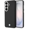 BMW Signature PU Leather Metal Logo Magnetic dėklas skirtas Samsung Galaxy S26+ juodos spalvos