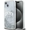Apple iPhone 13 / 14 / 15 DKNY dėklas Liquid Glitter Big Logo (DKHCP15SLBNAET) baltos spalvos