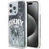 Apple iPhone 13 Pro Max DKNY dėklas Liquid Glitter Big Logo (DKHCP13XLBNAEK) juodos spalvos