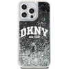 Apple iPhone 13 Pro Max DKNY dėklas Liquid Glitter Big Logo (DKHCP13XLBNAEK) juodos spalvos