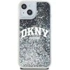 Apple iPhone 13 / 14 / 15 DKNY dėklas Liquid Glitter Big Logo (DKHCP14SLBNAEK) juodos spalvos