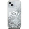 Apple iPhone 13 / 14 / 15 DKNY dėklas Liquid Glitter Big Logo (DKHCP15SLBNAET) baltos spalvos