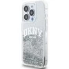 Apple iPhone 15 Pro DKNY dėklas Liquid Glitter Big Logo (DKHCP15LLBNAET) baltos spalvos