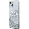 Apple iPhone 13 / 14 / 15 DKNY dėklas Liquid Glitter Big Logo (DKHCP15SLBNAET) baltos spalvos
