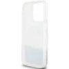 DKNY Liquid Glitter Arch Logo dėklas telefonui Apple iPhone 14 Pro skaidrus