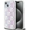 Apple iPhone 13 / 14 / 15 DKNY dėklas Liquid Glitter Multilogo (DKHCP15SLCPEPP) rožinės spalvos