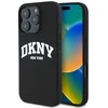 Dėklas Apple iPhone 16 Pro DKNY Silicone Baltas Printed Logo MagSafe (DKHMP16LSNYACH)