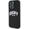 Apple iPhone 16 Pro Max DKNY Silicone Baltas Printed Logo MagSafe (DKHMP16XSNYACH) dėklas telefonui juodos spalvos