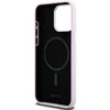 DKNY DKHMP15XSMCHLP Apple iPhone 15 Pro Max 6.7″ rožinės spalvos kietas dėklas Liquid Silicone Small Metal Logo MagSafe