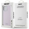 DKNY DKHMP15XSMCHLP Apple iPhone 15 Pro Max 6.7″ rožinės spalvos kietas dėklas Liquid Silicone Small Metal Logo MagSafe