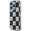 Apple iPhone 15 Pro DKNY dėklas IML Checkered Mono Pattern (DKHCP15LHDLCEK) juodos spalvos