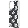 DKNY PC/TPU Checkered Pattern dėklas telefonui Apple iPhone 14 Pro Max juodos spalvos