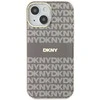 Apple iPhone 13 / 14 / 15 DKNY dėklas IML Mono & Stripe MagSafe (DKHMP15SHRHSEE) beige